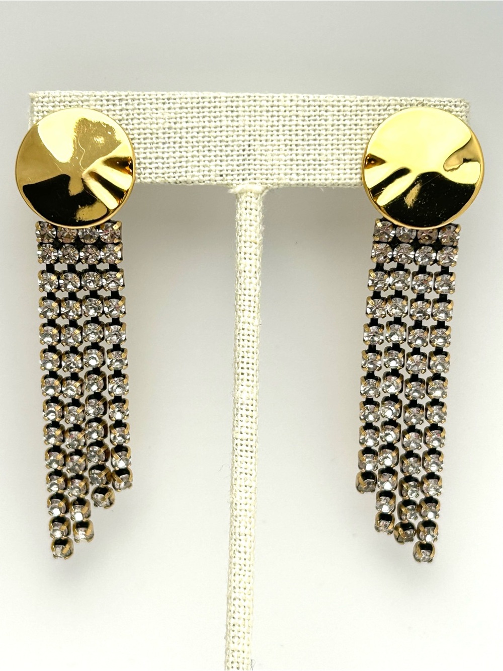 J. Crew Gold Disc Necklace